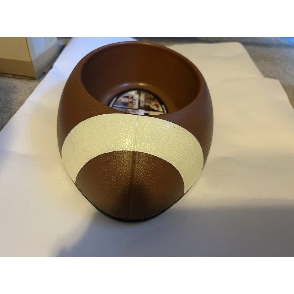 Football Pet/Baby Food or Water Dish BPA Free Dishwasher Safe